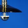 Hanging light 'Pipo' in opaline glass - Smoked