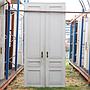 Double door in painted solid wood (H. 295,5 cm x W. 142 cm) - Right