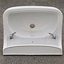 Bathroom sink with shelf in glazed ceramic by Sphinx