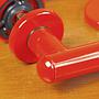 Door handle in nylon with key rosettes - Red
