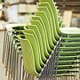 Stackable chair 'Catifa 46' by Lievore Altherr Molina for Arper (2004) - Green