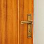 Varnished wooden door (H. 198.2 x W. 71.8 cm) – Right/Left