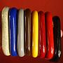 Colorful cabinet handle by Minumet Italy