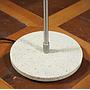 Floor lamp 'Costanza' by Paolo Rizzatto for Luceplan ca. 1986 with Terrazzo base