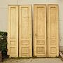 Quadruple door in wood (H 297 cm x (W 62 cm + 71 cm + 71 cm + 62 cm)) – Right