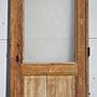 Wooden door with frosted glass panel (H. 227.5 x W. 74 cm) – Left