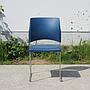 Blue stackable chair 'Sting' by Kim Sang Kyu for Patra