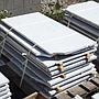 Batch of white marble tiles