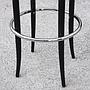 Bar stool '204 RH' by Thonet in black stained beech (ca. 1880)