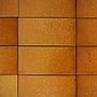 Batch of textured yellow-brown wall tiles 'Ceramiche Faro' (+/- 5.5 m2)