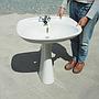 Pedestal bathroom sinks 'Richard-Ginori Lavenite'