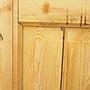 Door in pine wood with textured glass panels ((H. 215,2 x W. 83,5 cm) – Right