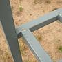 Workshop shelf in steel by Provost (5 modules)