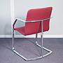 Chair with chromed structure