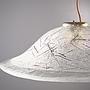 Ceiling light with textured Murano glass (ca. 1980)
