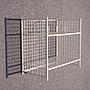 Wire shelving unit in lacquered steel