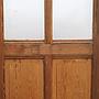 Door in solid pine with textured glass panels (H. 228 x W. 87 cm) - Right