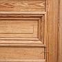 Door in solid pine with textured glass panels (H. 255 x W. 80 cm) - Right
