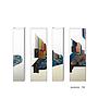 Set of aluchromie panels by Ralph Cleeremans (285 cm high) - Set 07