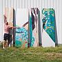 Set of aluchromie panels by Ralph Cleeremans (285 cm high) - Set 20