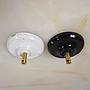 Light canopies simple in porcelain (Black or White) new