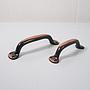 Copper plated cabinet handle