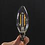 Bulb "Led star classic B clear filament glass" by Osram (E14)