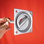 Sliding door handle in aluminium