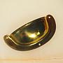 Small drawer handle in brass (ca. 1950)