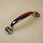 Cabinet handle in chromed brass