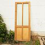 Door in pine wood with glass panels - Left/Right
