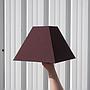 Pyramid lampshade - Brown
