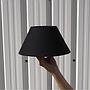 Small cone lampshade - Black