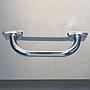 Pull handle in chromed aluminium