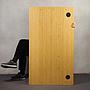 Board in cross laminated bamboo (140 x 80 cm) - With cable holes