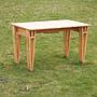Dining table in cross laminated pine from restaurant Les Filles (125 x 70 cm)