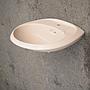 Camel bathroom sink in ceramic