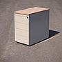 Office cabinet in steel with drawers by Lensvelt