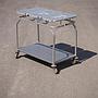 Laundry/Waste trolley in anodized aluminum by Mercura