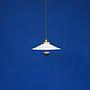 Hanging light 'Apollo' with shade in opaline glass