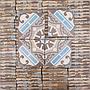 Ceramic tiles by Saint Ghislain (14 x 14 cm) - Sold per m2