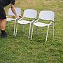 Stackable chair by Eromes