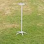 Coat rack in powder coated steel by Drisag (ca. 1980) - Light Grey