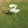 Stackable chair 'Kicca' by Kastel - Pale Green