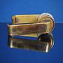 Door handle in brass by Maison Vervloet from De Ligne building (ca. 1973)