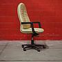Swivel executive armchair in off-white simili leather by Arredi