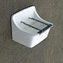 Bucket sink in ceramic with stainless steel grating