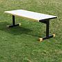 Table '6 places' from the Banque Brussels Lambert building's cafeteria by Christophe Gevers (L. 205 cm)