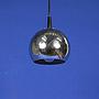 Hanging light in chromed steel from Opwijk monastery (ca. 1960)