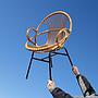 Rattan armchair 'Twine AC' by Satelliet